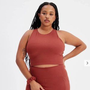 Girlfriend Collective Dylan Sports Bra in Ember (NWT)